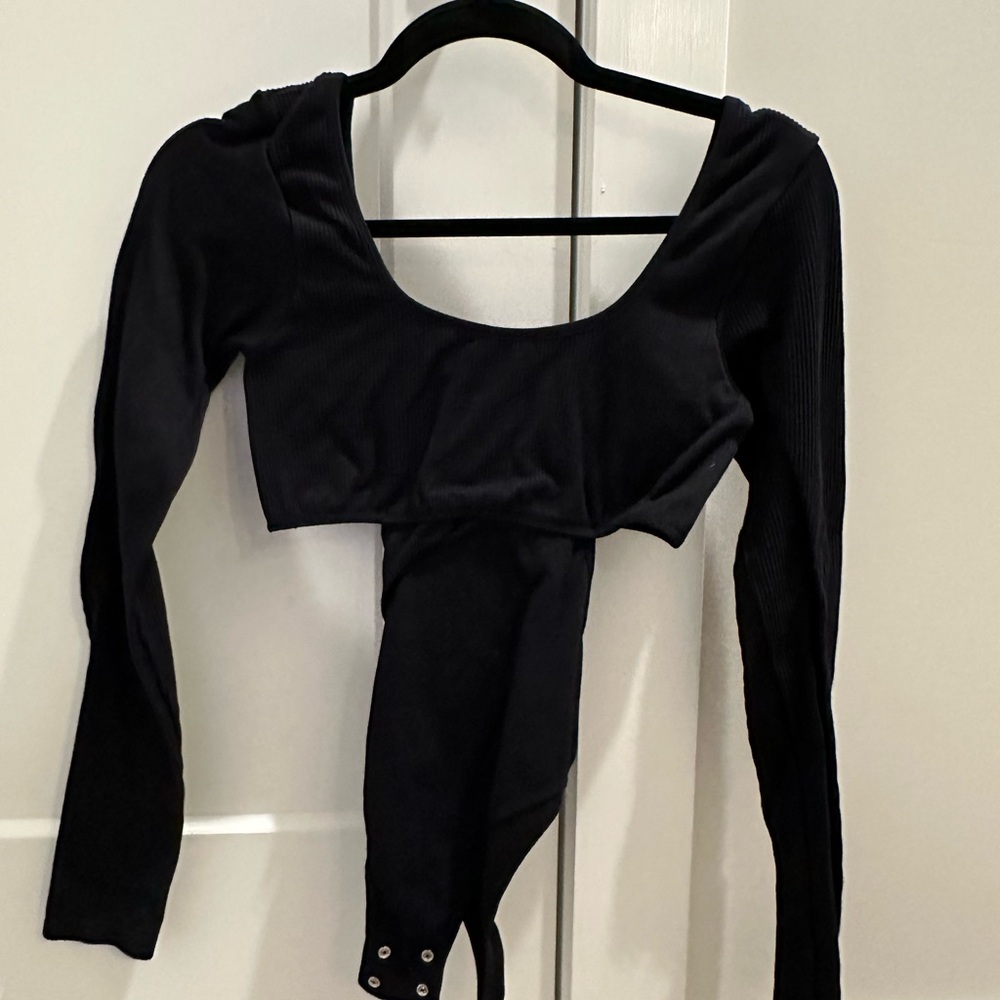 Garage Black Cut Out Bodysuit